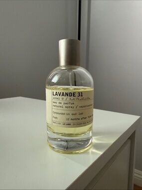 Le Labo Lavande 31 Perfume Bottle - Pale Yellow & Silver